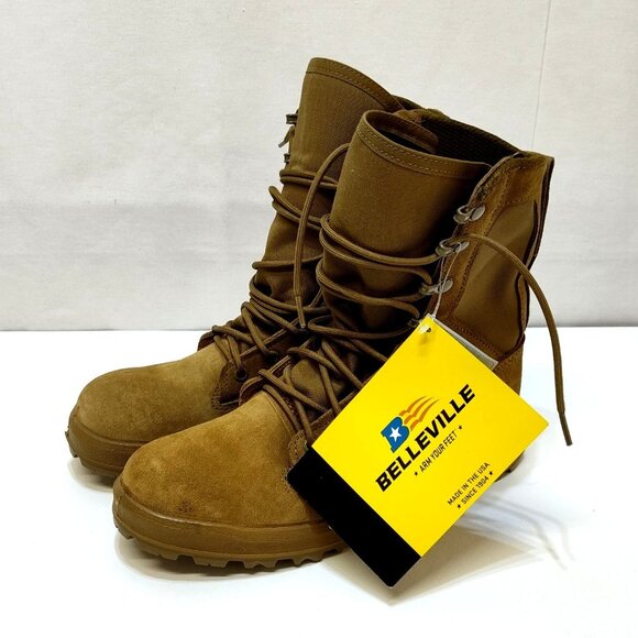 Belleville C290 Ultralight Combat Training Boot Sz 7R Vibram Outsole Coyote Brow